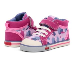 See Kai Run Pink and Purple Kids Sneakers